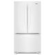 Whirlpool - 25.2 Cu. Ft. French Door Smart Refrigerator with Elevated Deli Drawer - White