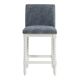 OSP Home Furnishings - Kaylee 26 Spindle Counter Stool - Indigo / Antique White
