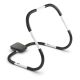 Costway - Portable AB Trainer Fitness Crunch Workout Exerciser with Headrest Home Office Gym - White