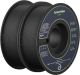 AnkerMake - 1.75 mm PLA Filament, Smooth, High-Adhesion Rate, Designed for High-Speed Printing, 2-Pack, 4.4 lbs/2kg - Black