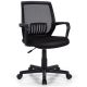 Costway Height Adjustable Mid-Back Mesh Chair Executive Chair w/ Lumbar Support - Black