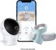 eufy - Smart Sock S340 WiFi Baby Monitor with Receiver, Pan & Tilt 2K Camera, and Customizable Wellness Tracker - Blue