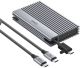 Zike - USB4 40Gbps M.2 NVMe SSD Enclosure, ASM2464PD Chip, Aluminum Case, Compatible with Thunderbolt 3/4 USB4/3.2/3.1/3.0/2.0 - Gray
