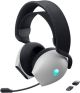 Alienware - Tri Mode Wireless Gaming Headset for PC, Xbox X|S, Xbox One, PS5, PS4, Switch and Mobile - Lunar Light