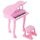 Costway - 37 Keys Kids Piano Keyboard Toy Toddler Musical Instrument with Stool & Microphone - Pink