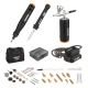 WORX - WX993L MakerX Kit with Rotary Tool, Wood & Metal Crafter, and Air Brush in Carry Bag - Black