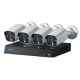 Reolink 8MP 8-ch 4 Bullet PoE Cameras with Smart Detection & Soptlight NVR System - Black & White