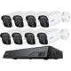 Reolink 8MP 16-ch 8 Bullet PoE Cameras with Smart Detection & Soptlight NVR System - Black & White