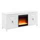 Camden&Wells - Felinna Crystal Fireplace TV Stand for Most TVs up to 65