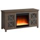 Camden&Wells - Portland Crystal Fireplace TV Stand for Most TVs up to 55