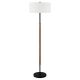 Camden&Wells - Letta Floor Lamp - Obsidian/Oak