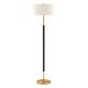 Camden&Wells - Letta Floor Lamp - Obsidian/Brass