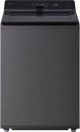 LG - 5.0 Cu. Ft. High-Efficiency Smart Top Load Washer with Easy Unload - Platinum Black