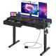 Bestier Adjustable Gaming Standing Desk with Drawer, USB Port and LED Light - 47