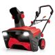 Costway 20'' Electric Snow Thrower 120V 15Amp Snow Blower with 180° Rotatable Chute 2 Lights - Red