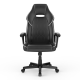 ACGAM - Ergonomic 360° Swivel Superior PVC Leather Gaming Chair - Black