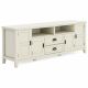 Simpli Home - Burlington 72 inch TV Media Stand - Antique White