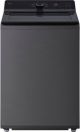 LG - 4.8 Cu. Ft. High-Efficiency Smart Top Load Washer with EasyUnload - Platinum Black