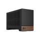 Fractal Design - Terra Graphite with PCIe 4.0 Riser Mini-ITX Small Form Factor PC Case - Black