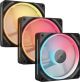 CORSAIR - iCUE LINK LX120-R RGB 120mm PWM Reverse Blade Computer Case Fan Starter Kit (3-pack) - Black