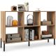 Costway - 6 Cube Storage Shelf Organizer Bookcase Square Cubby Cabinet Bedroom - Natural
