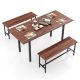 Costway 3 Piece Dining Table Set for 4-6 63