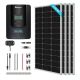 Renogy 400 Watt Monocrystalline Solar Kit w/ 4 Pcs 100W Solar Panel and 40A MPPT Charge Controller - Black