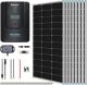 Renogy 800 Watt Monocrystalline Solar Kit w/ 6 Pcs 100W Solar Panel and 60A MPPT Charge Controller - Black