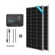 Renogy 200 W 12V Solar Kit with 2 100W Solar Panel and 30A PWM Controller for RV, Boats, Trailer, Camper, Marine - Black