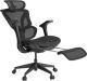 ACGAM - Ergonomic Mesh Gaming Chair with 4D Adjustable Armrest, High Back Office Chair with Lumbar Support, Adjustable Headrest - Black