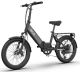 OKAI - FlexMov EBF10 Foldable Electric Bike w/ 59 Miles Max Operating Range & 20 MPH Max Speed - Black