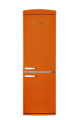 Unique Appliances - Classic Retro 23.8 in 11.7 cu. ft. Frost Free Retro Bottom Freezer Refrigerator ENERGY STAR - Orange Creamsicle