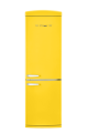 Unique Appliances - Classic Retro 23.8 in 11.7 cu. ft. Frost Free Retro Bottom Freezer Refrigerator ENERGY STAR - Canary Yellow