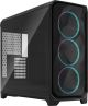 Fractal Design - Meshify 3 XL RGB E-ATX Black Chassis with Light Tinted TG Side Panel Full Tower PC Case - Black