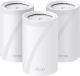 TP-Link - Deco BE68 Pro BE14000 Wi-Fi 7 Whole Home Tri-Band Router Mesh with Ultra-Fast 10G Port and AI-Driven Roaming (3-pack) - White