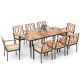 Costway - 9 PCS Patio Dining Set Table with 1.9