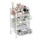 LOVMOR - Makeup Organizer with 4 Drawers, Skincare Storage, Floor Skincare Organizers with Wheels - White