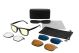 GUNNAR - Cupertino Computer Glasses with Blue Light , Amber + Sun Lenses - Onyx