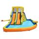 Banzai Double Drench Water Park, Inflatable Outdoor Backyard Water Slide Splash Toy