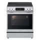 LG - 6.3 Cu. Ft. Slide-In Electric True Convection Range with InstaView and Premium Handle - Stainless Steel