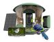 Birdfy 2 Smart Bird Feeder with Camera, Dual-Angle Views,AI Identifies 6000+ Birds,Solar-Powered, Motion Detection - Green