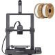 Creality - Ender-3 V3 SE 3D Printer Basic Combo (1.75 mm Ender PLA Filament- White 2-Pack) - Black