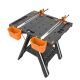 WORX - Pegasus Multi-Function 2-in-1 Folding Work Table & Sawhorse Lightweight, Quick Clamps, Holding Pegs & Quick-Attach Boxes - Black
