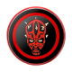 PopSockets - MagSafe Round PopGrip Cell Phone Grip & Stand, with Adapter Ring for Mobile Phones - Star Wars -Darth Maul Enamel