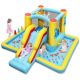 Costway Inflatable Bounce House with Slide Jumping Area Tunnel Ball Pit Blower Excluded - Multicolor