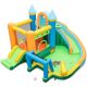 Costway Inflatable Water Slide Kids Blow up Pool Park Climbing Wall without Blower - Multicolor