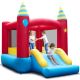 Costway Inflatable Bounce Castle Kids Jumping Bouncer Indoor Outdoor Blower Excluded - Multicolor