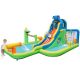Costway Inflatable Water Slide Giant Splash Pool for Kids Backyard Fun without Blower - Multicolor