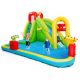 Costway Inflatable Water Slide Kids Splash Pool Bounce House without Blower - Multicolor