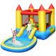 Costway Inflatable Bounce House Kids Slide Jumping Castle Pool with Balls & Bag - Multicolor